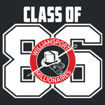 Black Long sleeve - G5400 - White and red Ink Design