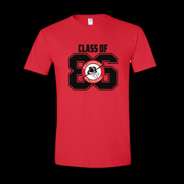 T-shirt - G64000 - White, Black and red Ink Thumbnail