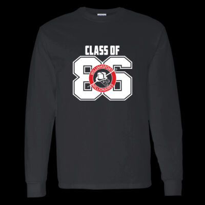 Black Long sleeve - G5400 - White and red Ink Thumbnail